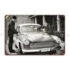 Vintage Wartburg Auto Metalen Plaat Poster Wanddecoratie Woonkamer Op Maat Gemaakte Bioscoop Blikken Bord Poster