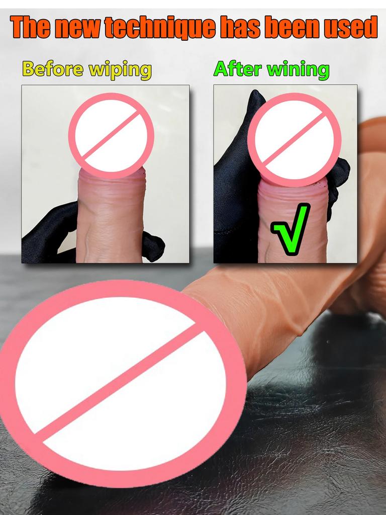 Flüssigsilikon Weiche Simulation Dildo Anal Sexspielzeug Großer Schwanz Weiblich Homosexuell Klitoris Vaginal Masturbator G-Punkt Stimulator 18