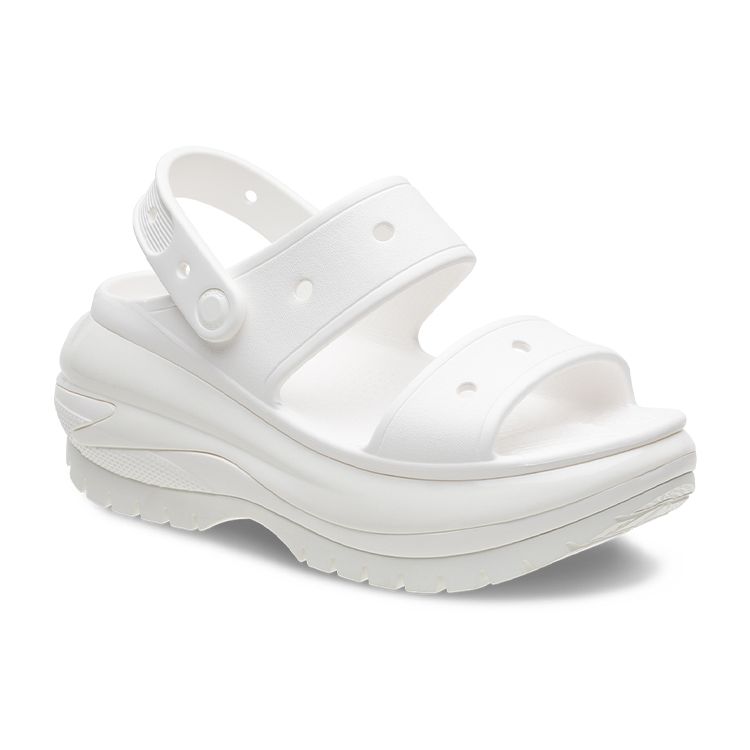 Crocs Mega Crush Sandal White Unisex 207989-100