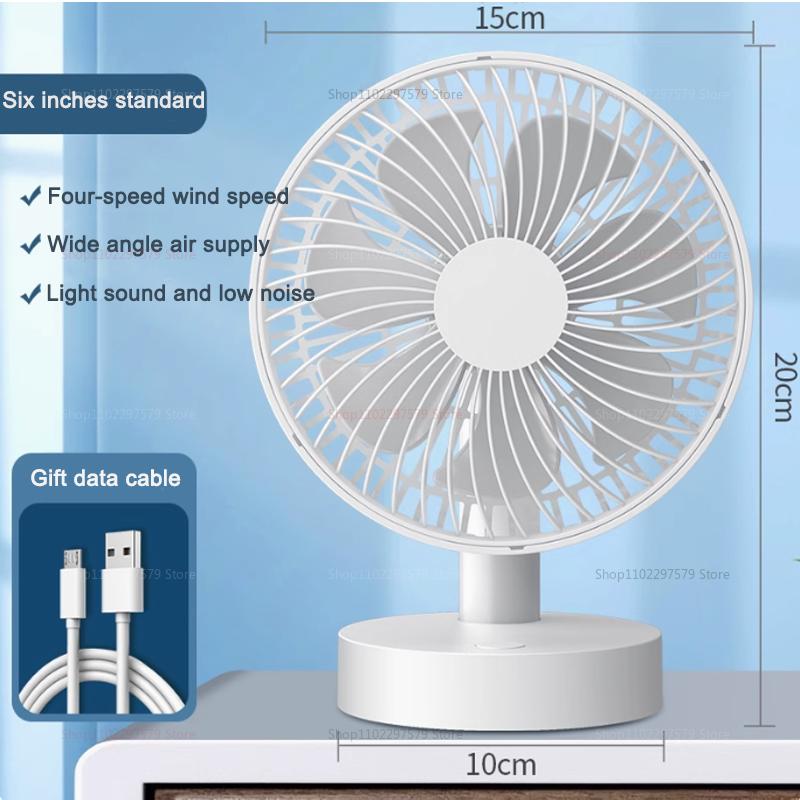 Portable Mini Desktop Fan High Power Quiet Operation Lightweight Design Suitable for Dormitory Room Bedroom Office Travel