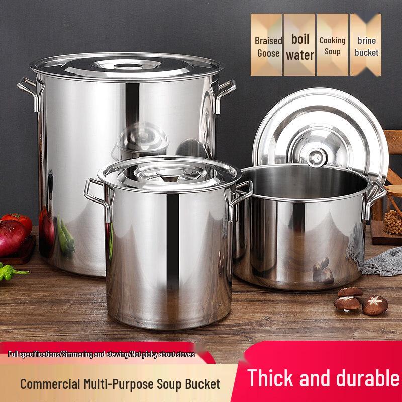 Thickened Stainless Steel Soup Pot Set