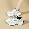 Retro Dad Shoes Women's 2025 Autumn New Thick-soled Mesh Breathable Casual Shoes Show Small Feet and Increase Height Sports Shoes