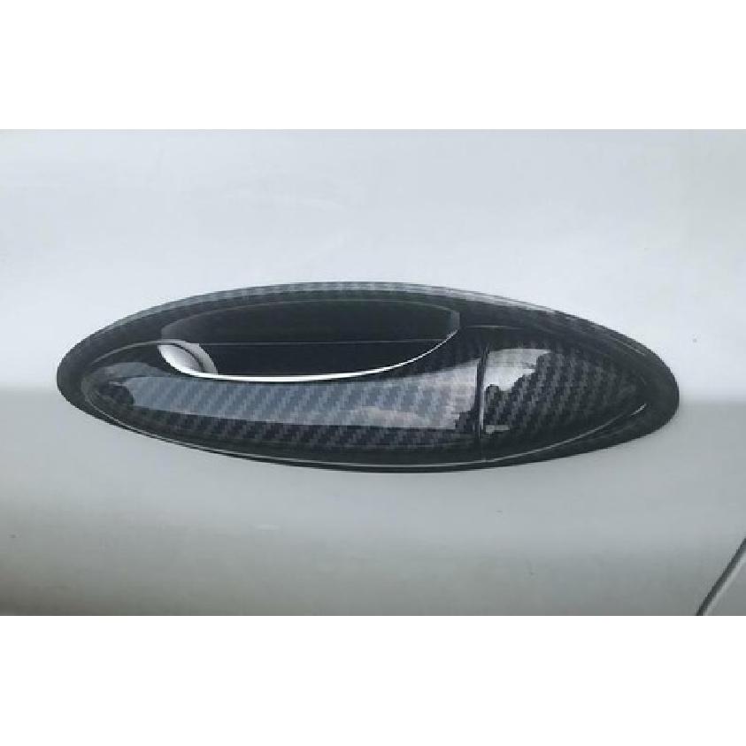 For Chevrolet Cruze 16-19 Carbon Fiber Car Outside Door Handle Cover Trim 8PCS