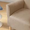Cover For Small Armchair S, Velvet, Beige, Cappuccino