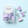 Lidemei Macaron Color Metal Long Tail Clips for Office Supplies
