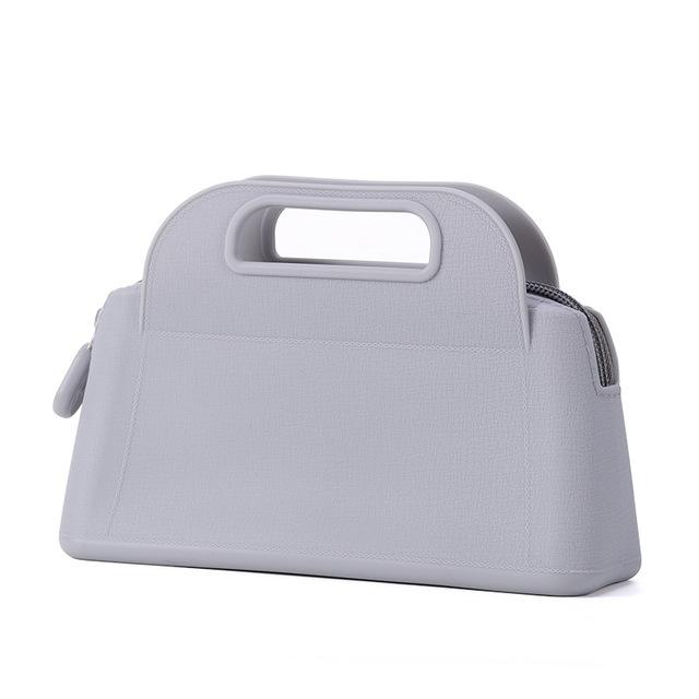 Silicone Handbag Women'S Cosmetic Bag Silicone Zipper Cosmetic Bag Travel Women'S Makeup Brush Holder Organizer Cosmetic Bag