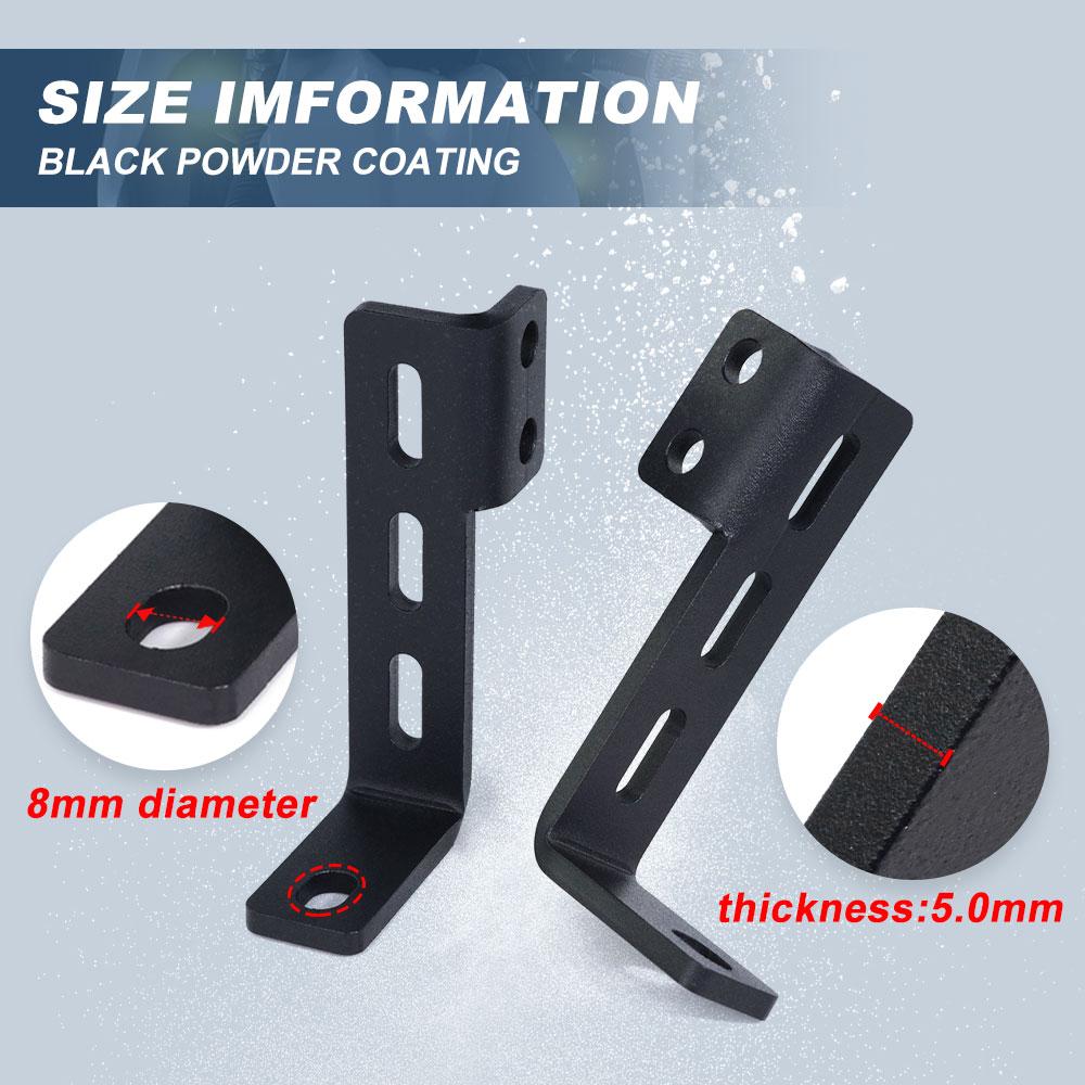 Fit For Kawasaki KLR650 2008-2024 Motorcycle Accessories Auxiliary Light Mounting Brackets Driving Lamp Spotlight Holder KLR 650