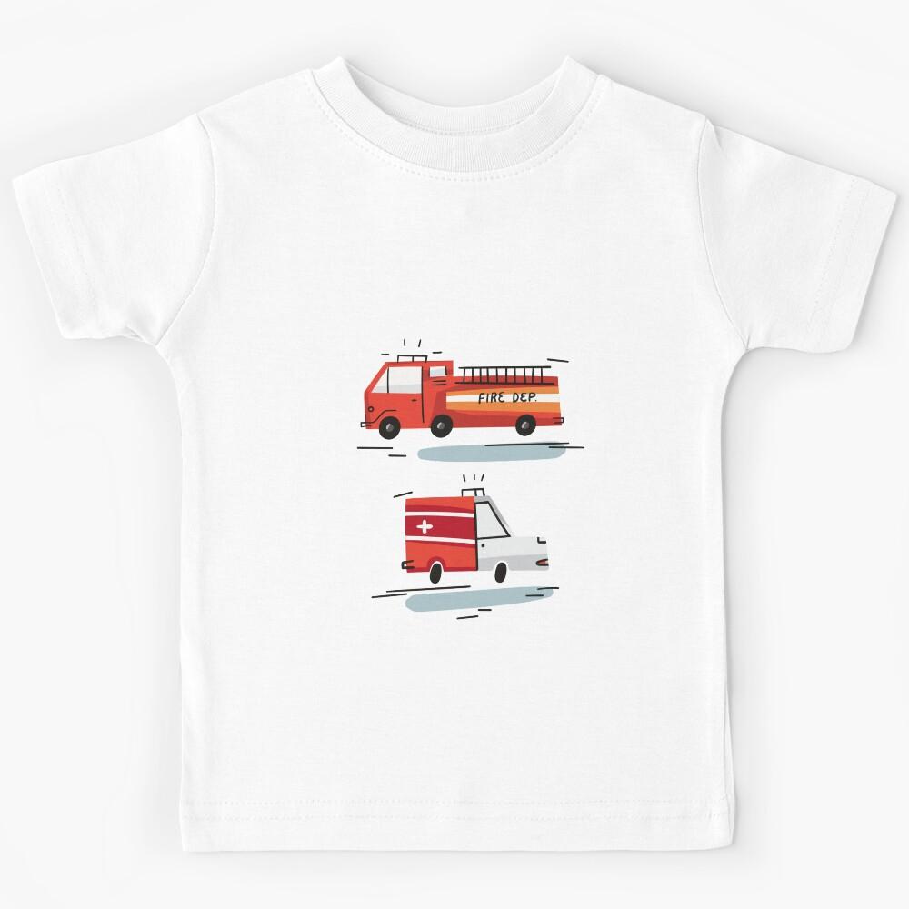 Fire deportation and ambulance services Kids T-Shirt 110