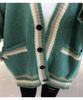 Autumn 2025 Women's Loose Knit Cardigan - Thick, Stylish Sweater