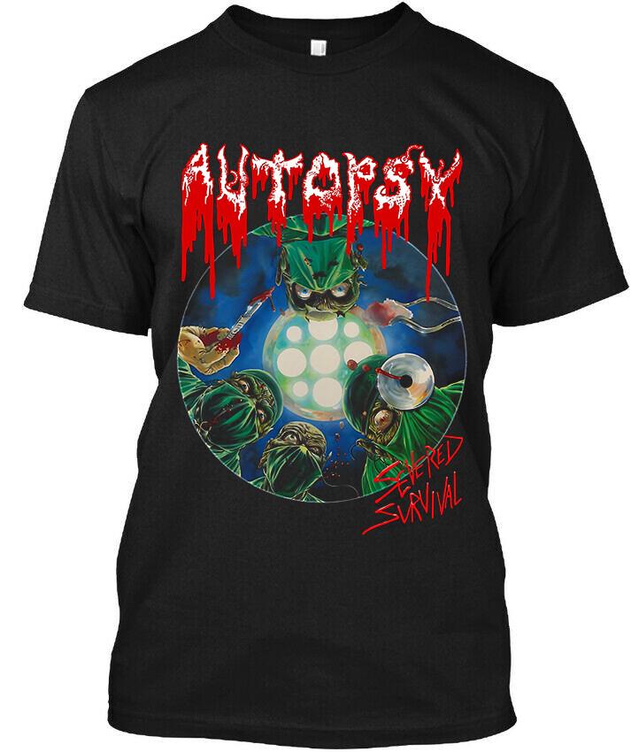 

NEW Autopsy Severed Survival American Death Music Graphic Vintage T-SHIRT Unisex T-Shirt XXXL