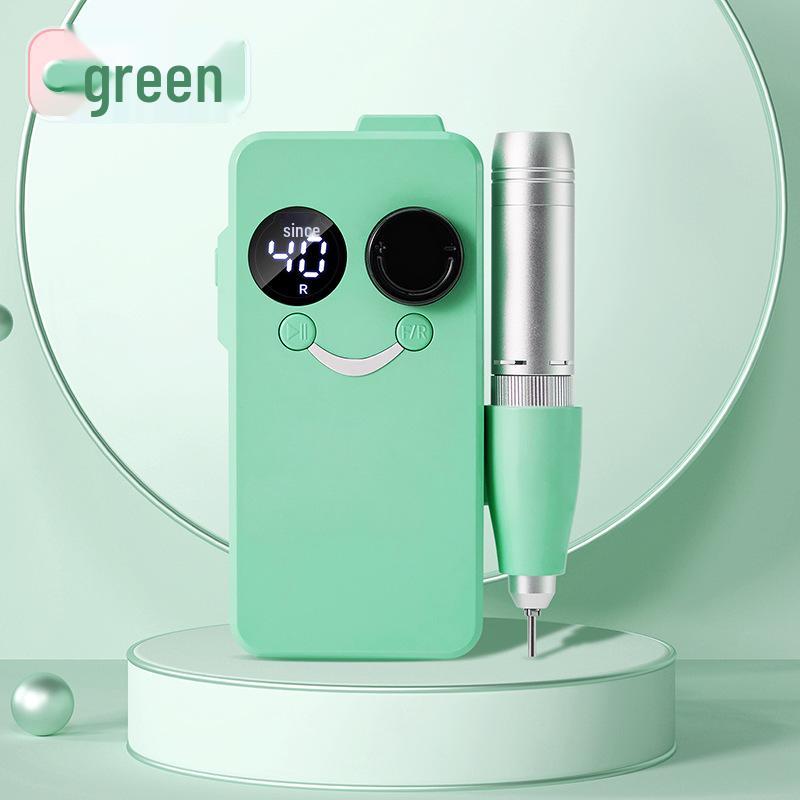 

Cross-Border BY02 Rechargeable 40,000 RPM Portable Nail Drill & Grinder зелений