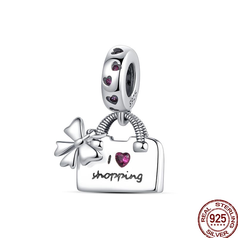 Copper Love Blessing Diamond Love Family Friendship Love Charm Beads Suitable For Pan Original Bracelet Diy