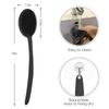 VWMYQ Silicone Back Scrubber for Shower, Lengthen Bath Body Brush with Long Handle, Double Sided Shower Brush for Exfoliating and Massage Can Prod