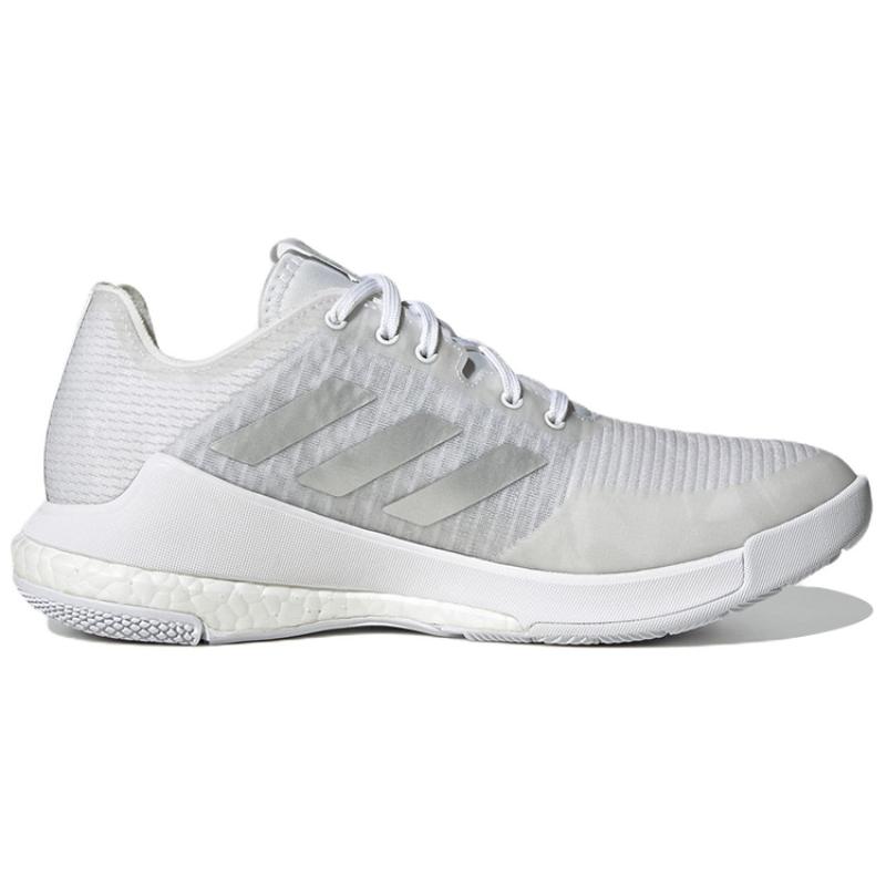 adidas Crazyflight Volleyball Cloud White Silver Metallic Women's Sneakers HR0635