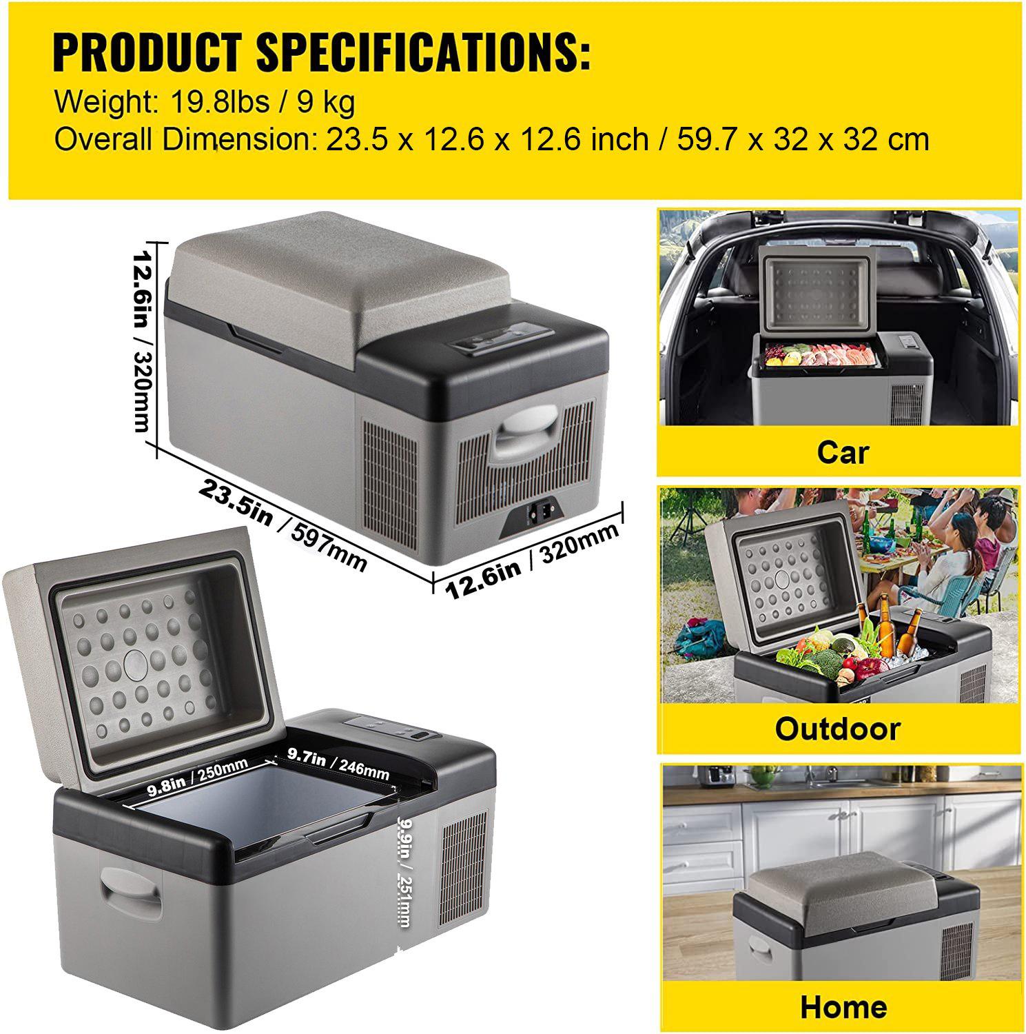 SIHAO Car Refrigerator 20L Compressor Portable