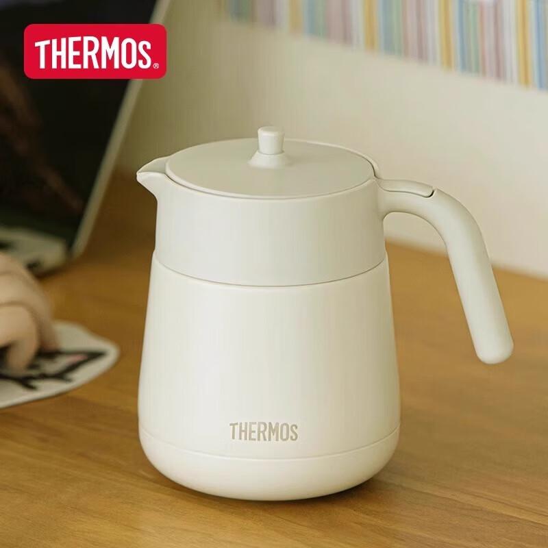 Thermos TCHC-850C Ceramic Lined Insulated Kettle with Tea Infuser