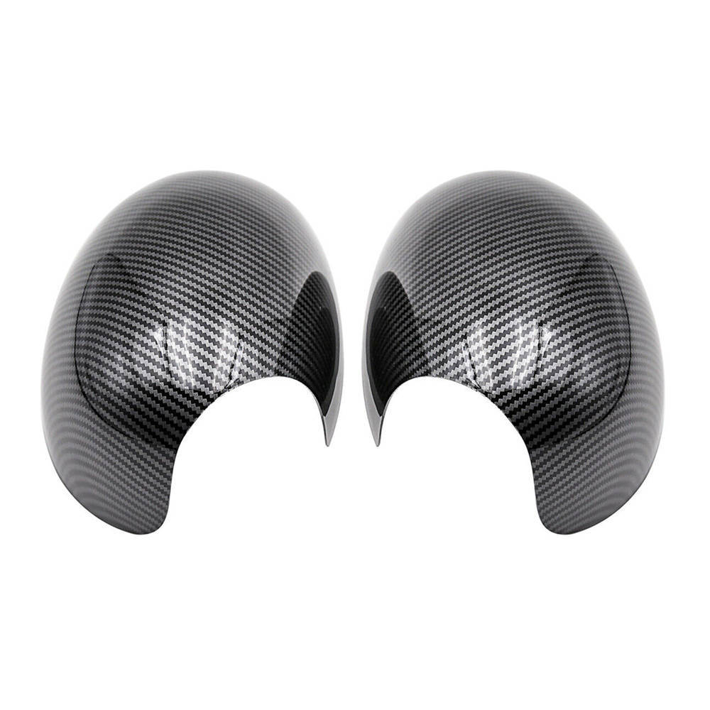 Rearview Mirror Cover Electric Side Rear View Folding Mirror Caps Gloss Black Carbon Fiber For Mini R55 R56 R57 R58 R59 R60 R61
