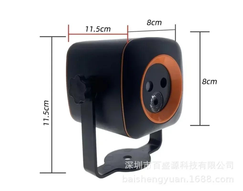 USB Mini Laser Laser Lights Voice Controlled Bar Flash Light Car Atmosphere Lights Disco Party Pattern Stage Light Rechargeable