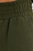 Women's Fashion New Trousers Khaki Wide Leg Wide Leg Elastic Waist Woven Trousers