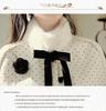 2025 Autumn/Winter Retro Artistic Polka Dot Dress & Cape Set - Elegant Long Lady-Like Style