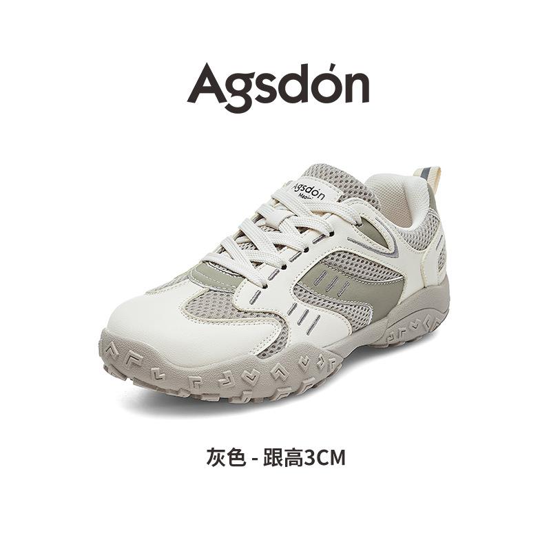 Augustine Retro German Training Shoes Women's 2025 New Spring and Autumn Platform Waffle Gump Shoes Casual Sports Shoes Trend
