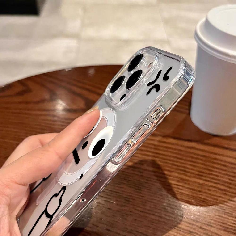 Magnetic Phone Case for iPhone 12 14 16 17 Pro 17 16 15 14 13 12 Pro Max  12 13 14 15  16 High Quality Shockproof Shell Full Protection Cute Style