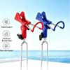 1Pcs Heavy Duty Portable Foldable Stand 360° Adjustable Fishing Rod Holder With Ground Spike For Bank