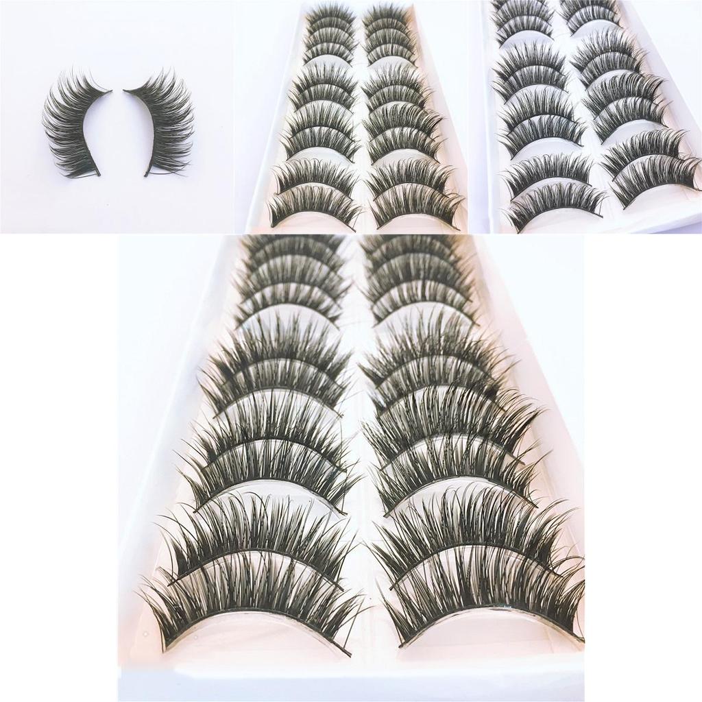 Luxurious 10 Pair False Eyelashes For Natural And Beautiful Eye Makeup