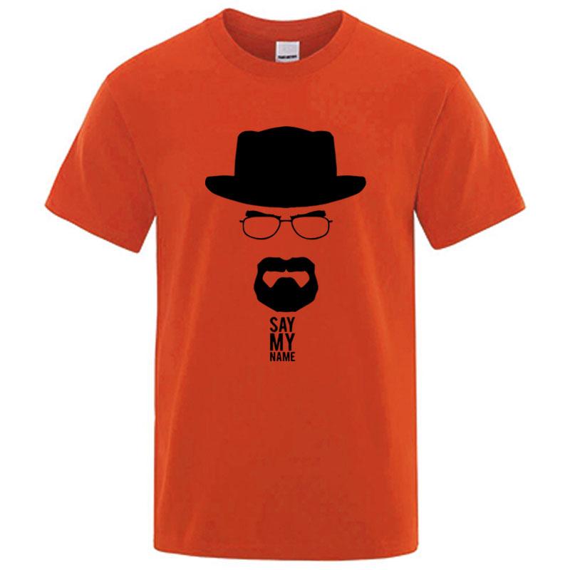 Summer Mens Knit TShirt Top Quality 100 Cotton Breaking Bad Print For Men Oneck Cool Casual Loose Hip Hop Male Tee Top
