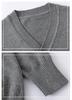 Children's V-Neck Knit Cardigan, Parent-Child Matching, Medium/Large, Spring/Autumn, Thin Academy Style Sweater.