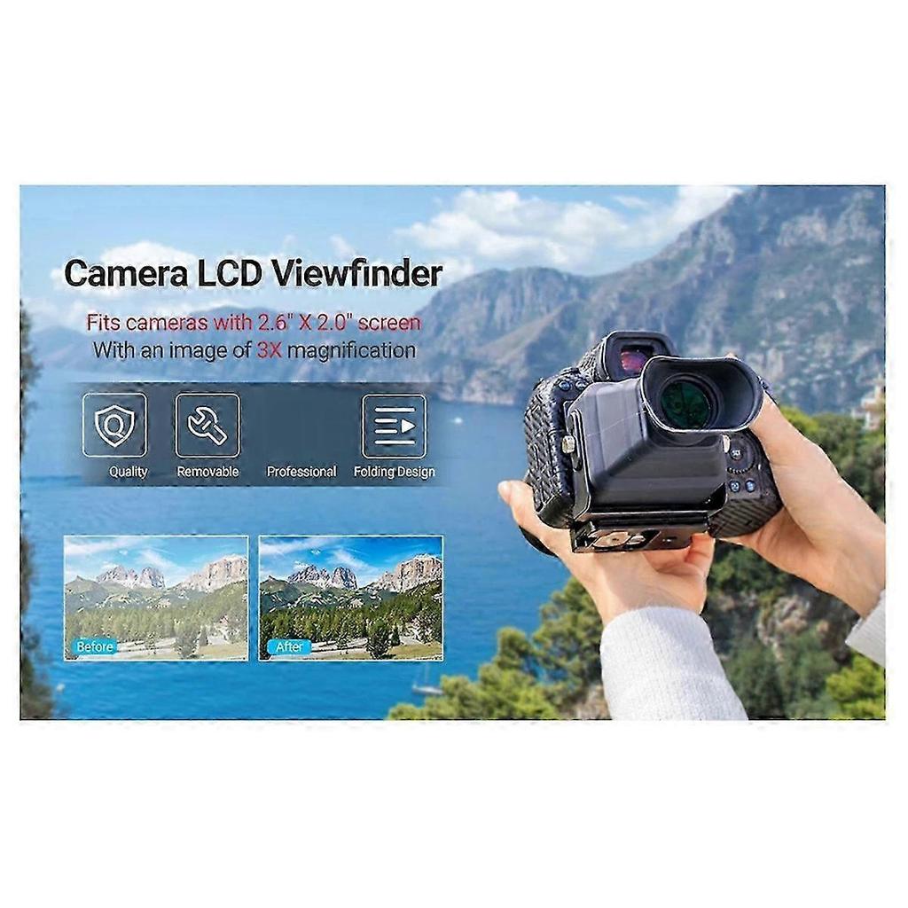 3X LCD Viewfinder Extender Eyecup for Nikon Z30 Camera - Enhanced Eye Relief & Comfort