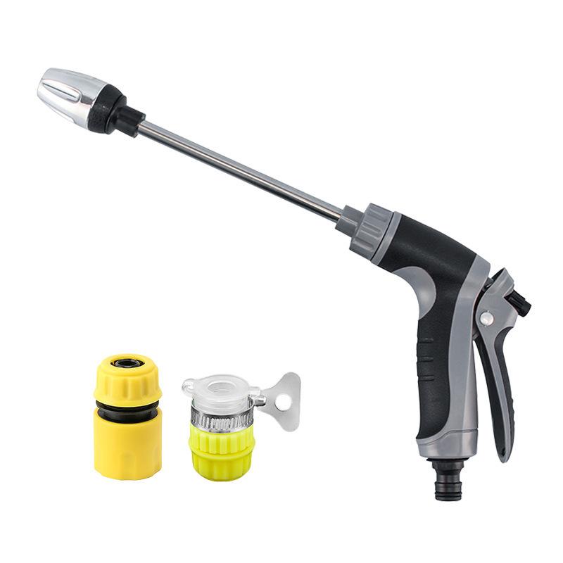 Extended Rod Household Rubber-coated Powerful Multi-functional Foam Kettle Car Washing Water Gun High-pressure Water Gun