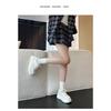  Platform Casual Sneakers For Women Lace Up Chunky Sole Fashion Shoes