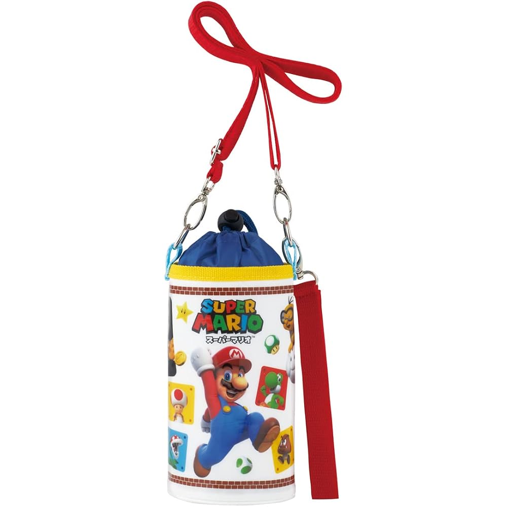 Skater (Skater) Enamel PET Bottle Case for 500ml Super Mario 23 PVPC6-A