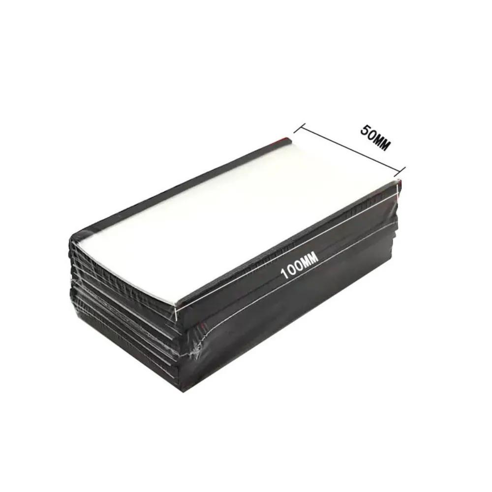 White Paper Cards Magnetic Label Holder Protective Film Mess Free Shelf Label Holder Adjustable Removable Compact Label Holder