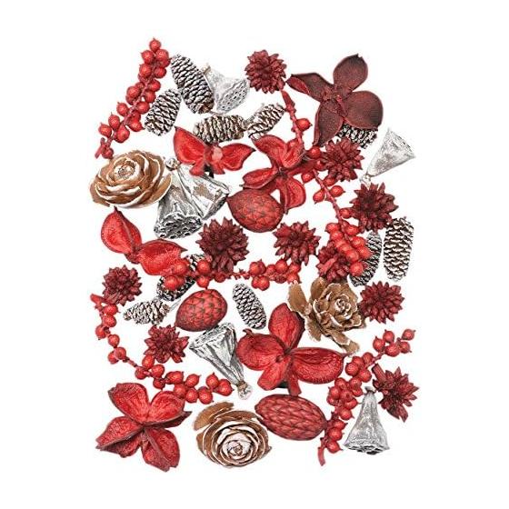 Daichi Farm Dried Flower Mixed Corn Red/Snow Approx. 50G 50G Box DO024890-380