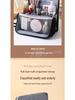Large Capacity Stand-Up Pencil & Makeup Bag - Travel & Desktop Organizer