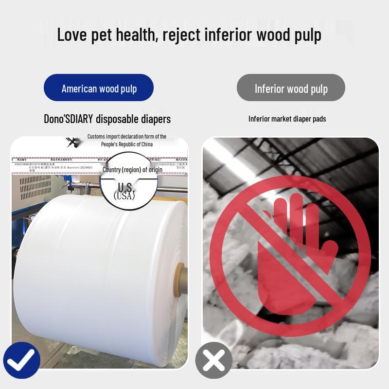 DONO'S DIARY Pet Diapers: Sanitary Pants for Female Dogs & Diapers for Male Dogs