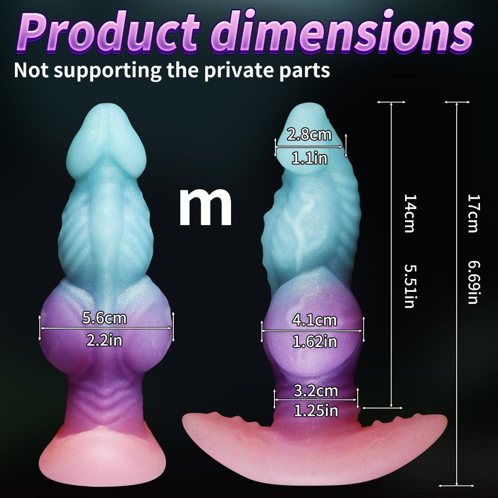Unique Shape Anal Dilator Flexible Silicone Anal Trainer For Male Female