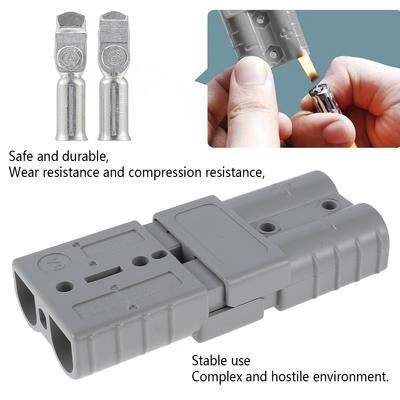 10 STÜCKE 50A 600V Anderson Stil Steckverbinder Stecker Kabelklemme Batteriestromanschluss UL94 V-0 Brandschutzklasse AWG