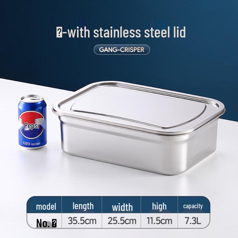 ZISIZ 304 Stainless Steel Food Storage Container