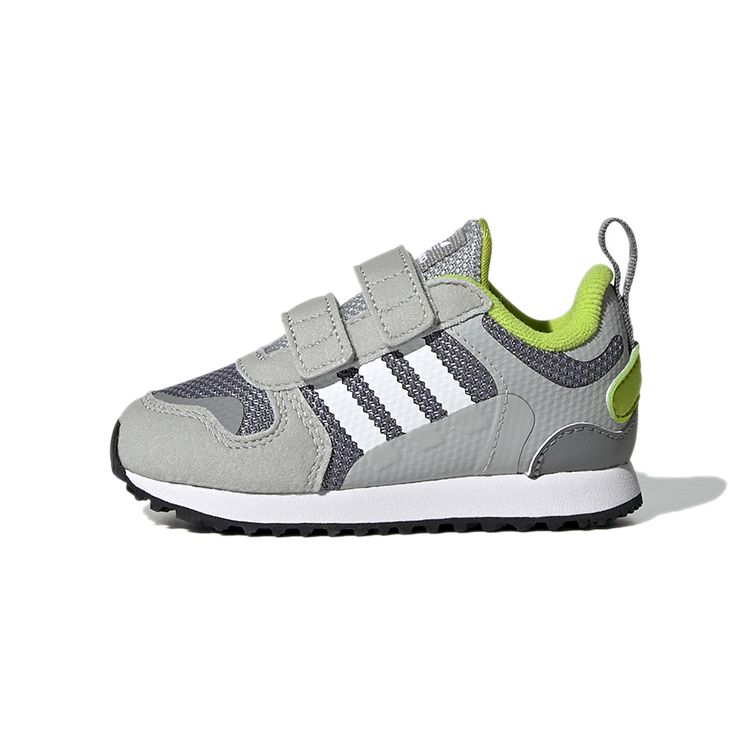 Adidas Originals ZX 700 HD CF I Suede Comfortable Versatile Durable Low Top Walking Shoes Baby Shoes Gray GZ7517