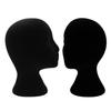 Female Styling Flocking Foam Head Mold Wig Holder DIY Headwear Display