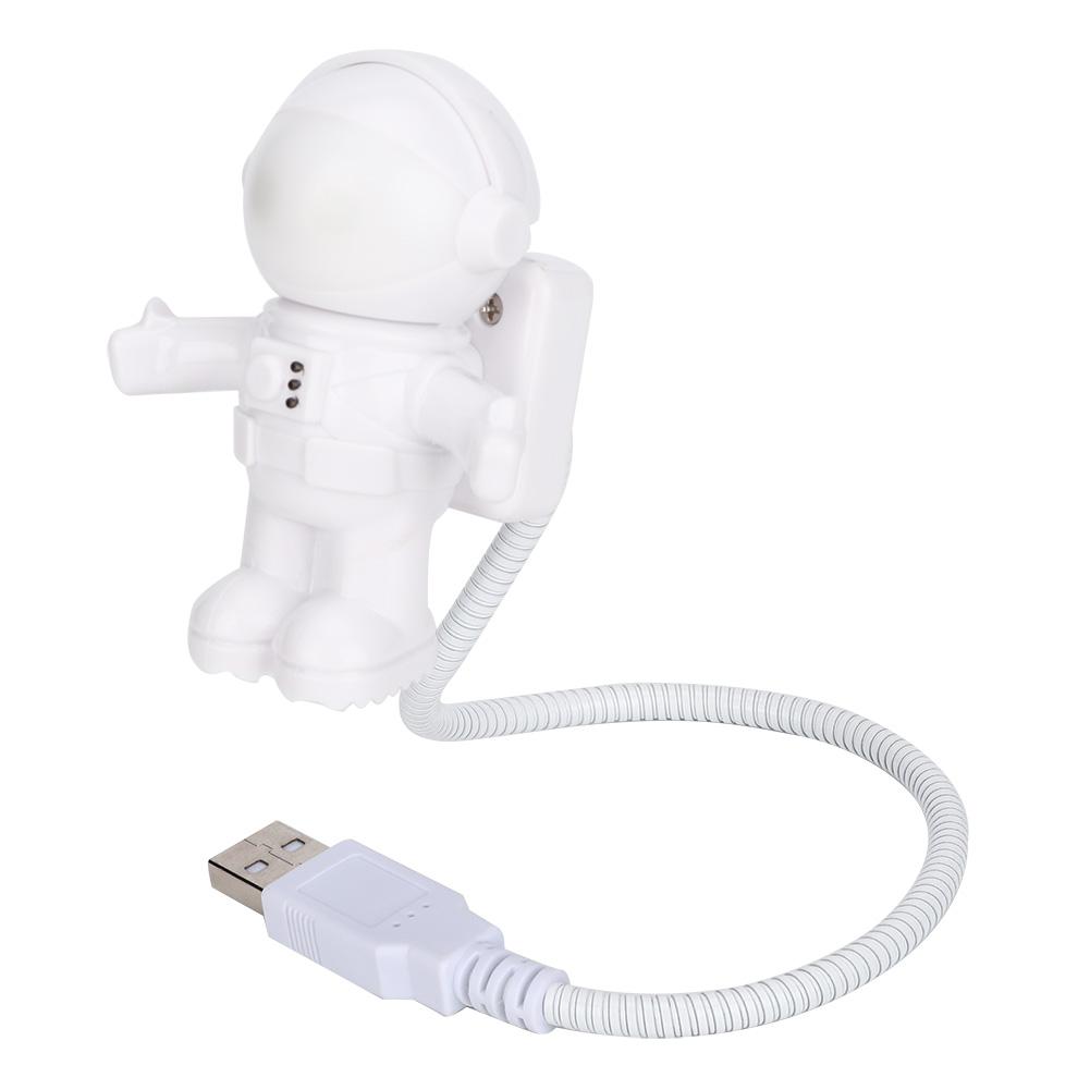 Energiesparendes Astronaut Raumfahrer Form Mini USB LED Nachtlicht Computer Laptop Notebook Lampe