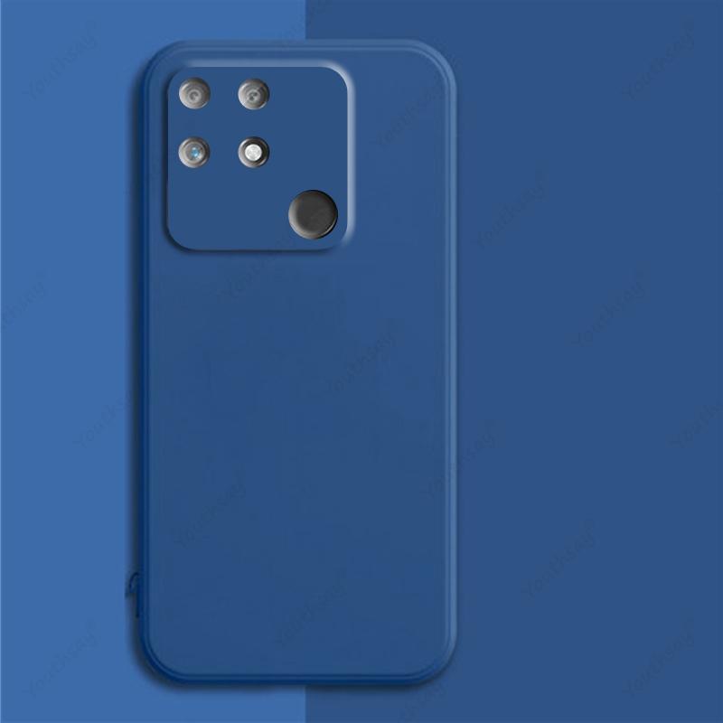 Für Realme Narzo 50A Hülle Flüssiges Silikon Original Quadratische Gummihülle Für Realme Narzo 50A Hülle Für Realme Narzo 50A Narzo 50i