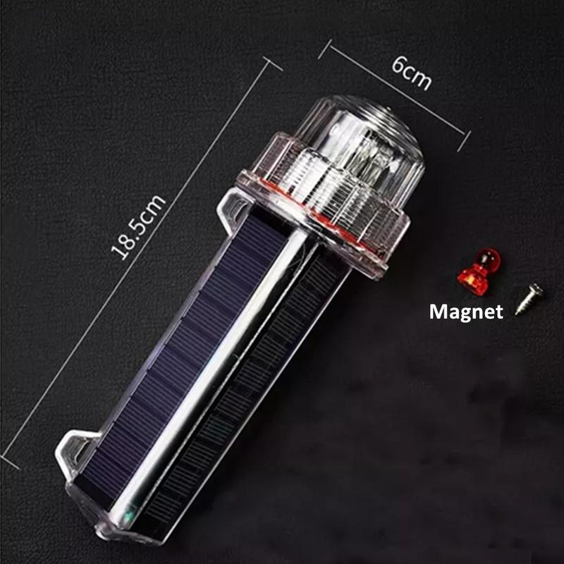 JayCreer Marine Solar Signal Light For Boats