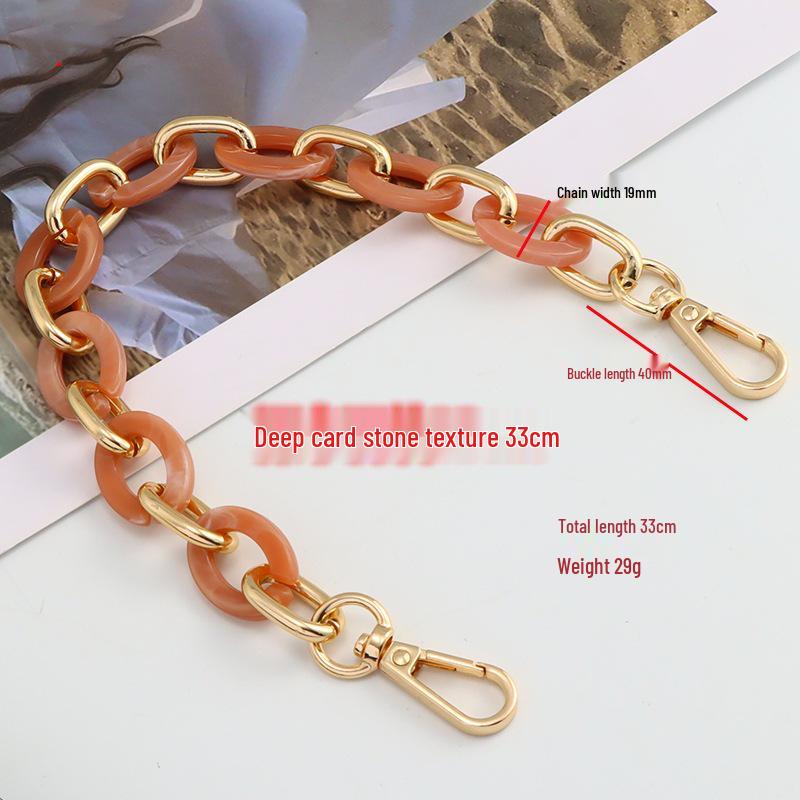 Acrylic Clip Aluminum Chain Crossbody Bag - Little Fragrance Style