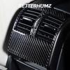 BETTERHUMZ For Mercedes Benz W204 C Class Accessories Carbon Fiber Central Control Gear Shifter Panel Trim Sticker Car Interior