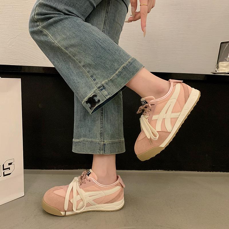 American Retro Versatile German Training Shoes Women's 2025 New Autumn Sports and Leisure Shoes Niche Trendy Soft-soled Forrest Gump Shoes