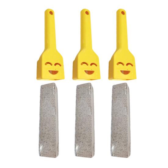 Pumice Stone Toilet Bowl Cleaner with Handle Efficiently Removes Hard Water Rings Calcium Buildup Pumice Stone Scrubber